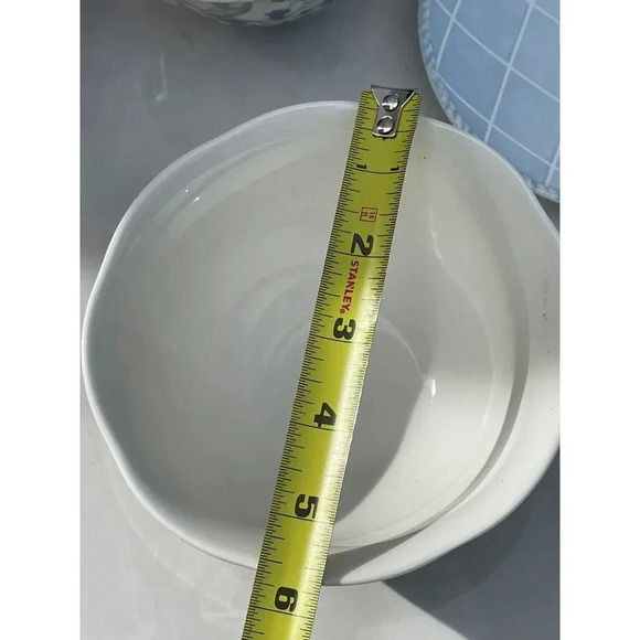 Lenox Butterfly Meadow Blue Two Rice Bowls and 3 Small Plates Porcelain 6"x3" - Picture 12 of 16